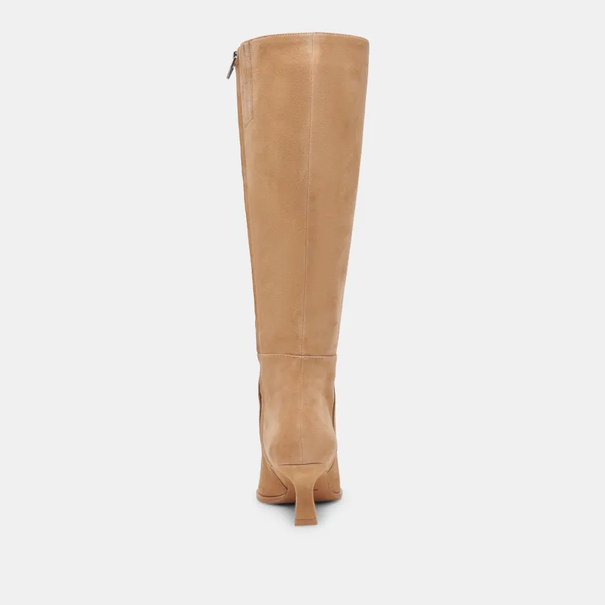 AUGGIE BOOTS CAMEL SUEDE^Dolce Vita New
