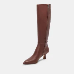 AUGGIE BOOTS CHOCOLATE LEATHER^Dolce Vita Best