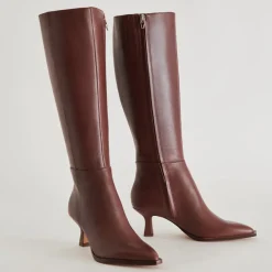 AUGGIE BOOTS CHOCOLATE LEATHER^Dolce Vita Best