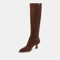 AUGGIE BOOTS DK BROWN SUEDE^Dolce Vita Fashion