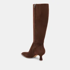 AUGGIE BOOTS DK BROWN SUEDE^Dolce Vita Fashion