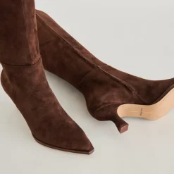 AUGGIE BOOTS DK BROWN SUEDE^Dolce Vita Fashion