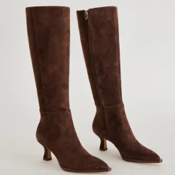 AUGGIE BOOTS DK BROWN SUEDE^Dolce Vita Fashion