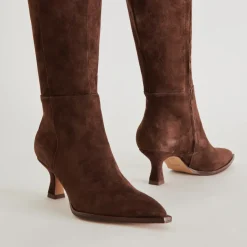 AUGGIE BOOTS DK BROWN SUEDE^Dolce Vita Fashion