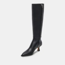 AUGGIE WIDE CALF BOOTS BLACK LEATHER^Dolce Vita Discount