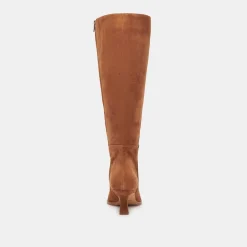 AUGGIE WIDE CALF BOOTS BROWN SUEDE^Dolce Vita Clearance