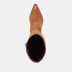 AUGGIE WIDE CALF BOOTS BROWN SUEDE^Dolce Vita Clearance