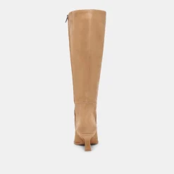 AUGGIE WIDE CALF BOOTS CAMEL SUEDE^Dolce Vita New