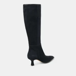 AUGGIE WIDE CALF BOOTS ONYX SUEDE^Dolce Vita Discount