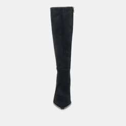 AUGGIE WIDE CALF BOOTS ONYX SUEDE^Dolce Vita Discount
