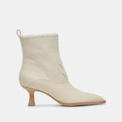AUSTIN BOOTS IVORY DENIM^Dolce Vita Fashion