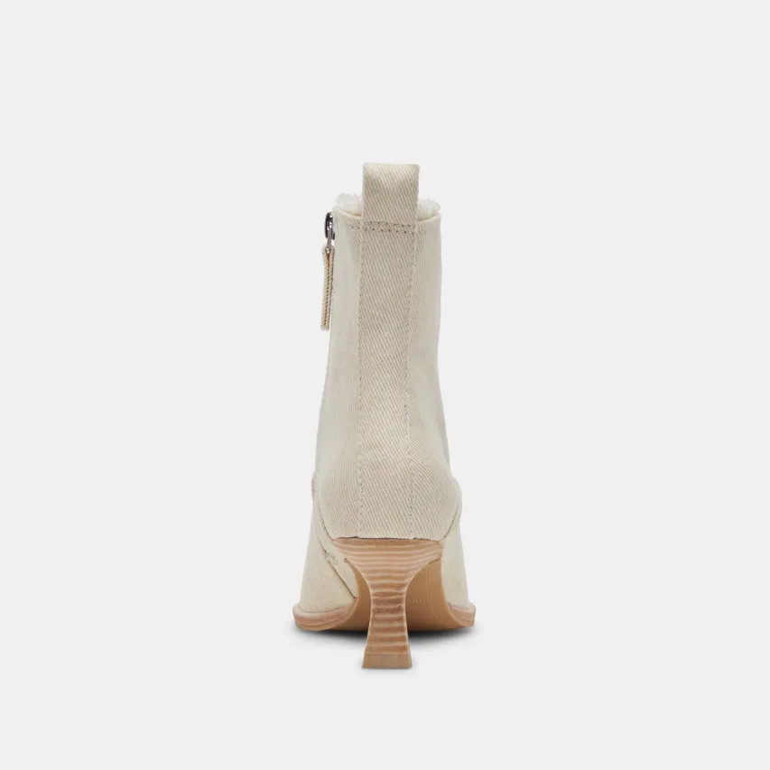 AUSTIN BOOTS IVORY DENIM^Dolce Vita Fashion