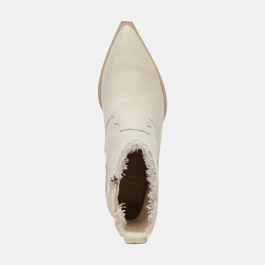 AUSTIN BOOTS IVORY DENIM^Dolce Vita Fashion