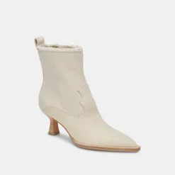 AUSTIN BOOTS IVORY DENIM^Dolce Vita Fashion