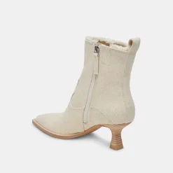 AUSTIN BOOTS IVORY DENIM^Dolce Vita Fashion