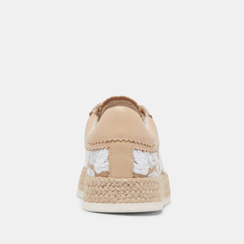 AZALIA SNEAKERS NATURAL MULTI FLORAL SEQUIN^Dolce Vita Best