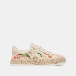 AZALIA SNEAKERS PINK FLORAL RAFFIA^Dolce Vita Online