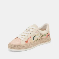 AZALIA SNEAKERS PINK FLORAL RAFFIA^Dolce Vita Online