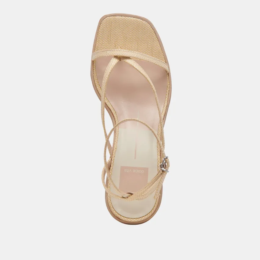 BANITA SANDALS LT NATURAL RAFFIA^Dolce Vita Online
