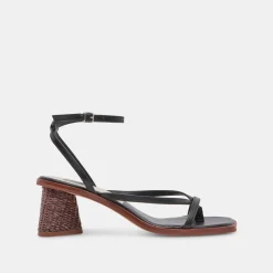 BANITA WIDE SANDALS BLACK LEATHER^Dolce Vita Online