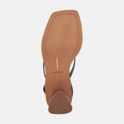 BANITA WIDE SANDALS BLACK LEATHER^Dolce Vita Online