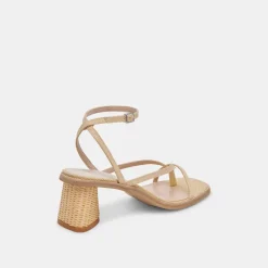 BANITA WIDE SANDALS LT NATURAL RAFFIA^Dolce Vita Clearance