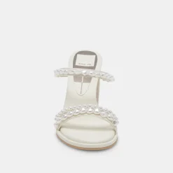 BARRIT PEARL HEELS VANILLA PEARLS^Dolce Vita Outlet