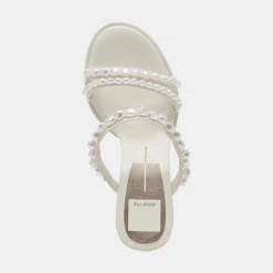 BARRIT PEARL HEELS VANILLA PEARLS^Dolce Vita Outlet