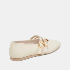 BAYLEE BALLET FLATS IVORY LEATHER^Dolce Vita Outlet