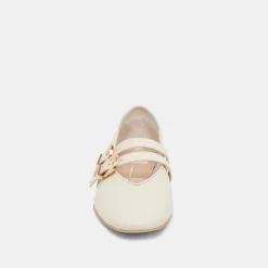 BAYLEE BALLET FLATS IVORY LEATHER^Dolce Vita Outlet
