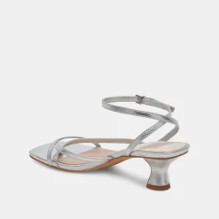 BAYLOR HEELS SILVER METALLIC LEATHER^Dolce Vita Discount
