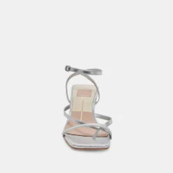 BAYLOR HEELS SILVER METALLIC LEATHER^Dolce Vita Discount