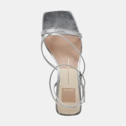 BAYLOR HEELS SILVER METALLIC LEATHER^Dolce Vita Discount