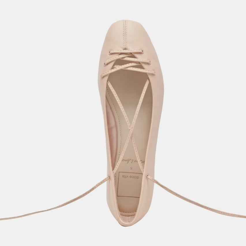 BEATE BALLET FLATS LIGHT PINK LEATHER^Dolce Vita Clearance