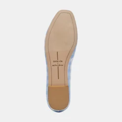BEATE BALLET FLATS WHITE BLUE GINGHAM^Dolce Vita Fashion