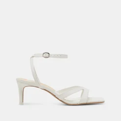 BECKI HEELS TRUE WHITE LEATHER^Dolce Vita Fashion