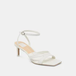 BECKI HEELS TRUE WHITE LEATHER^Dolce Vita Fashion