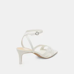 BECKI HEELS TRUE WHITE LEATHER^Dolce Vita Fashion