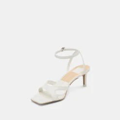 BECKI HEELS TRUE WHITE LEATHER^Dolce Vita Fashion