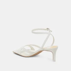 BECKI HEELS TRUE WHITE LEATHER^Dolce Vita Fashion