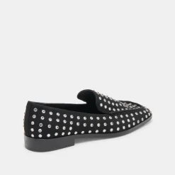 BENY CRYSTAL STUD FLATS BLACK CRYSTAL^Dolce Vita Hot