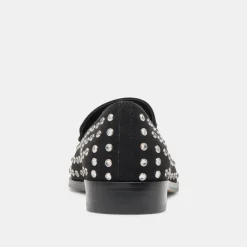 BENY CRYSTAL STUD FLATS BLACK CRYSTAL^Dolce Vita Hot