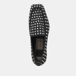 BENY CRYSTAL STUD FLATS BLACK CRYSTAL^Dolce Vita Hot