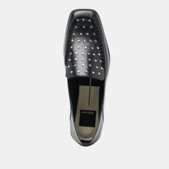 BENY FLATS BLACK STUDDED LEATHER^Dolce Vita Best