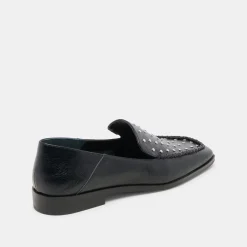 BENY FLATS BLACK STUDDED LEATHER^Dolce Vita Best