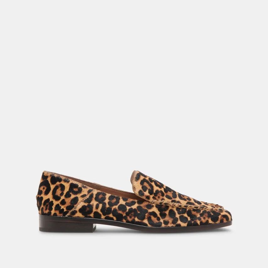 BENY FLATS DK LEOPARD CALF HAIR^Dolce Vita New
