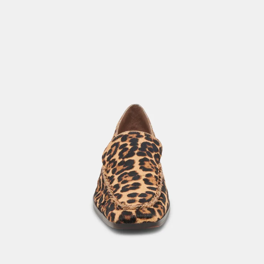 BENY FLATS DK LEOPARD CALF HAIR^Dolce Vita New
