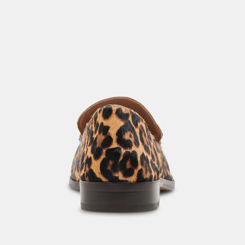 BENY FLATS DK LEOPARD CALF HAIR^Dolce Vita New