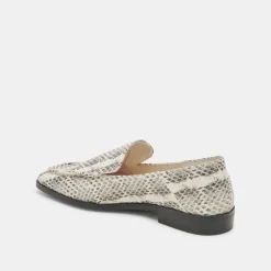 BENY FLATS GREY WHITE SNAKE EMBOSSED^Dolce Vita Discount