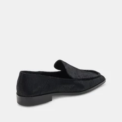 BENY FLATS ONYX EMBOSSED LEATHER^Dolce Vita Outlet
